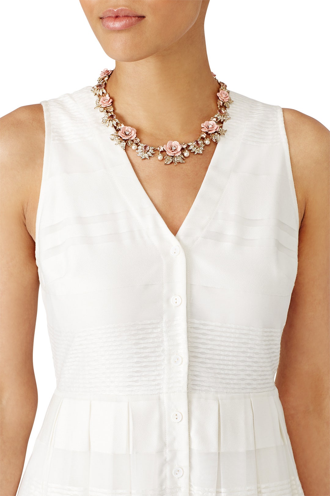 Blush Spring Meadow Collar by Marchesa Jewelry 0