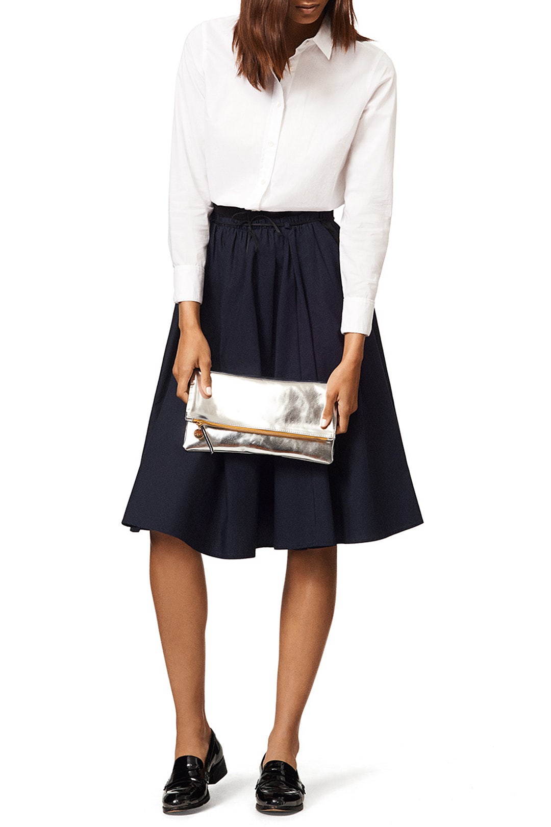 Mirror Foldover Clutch by Clare V. 2