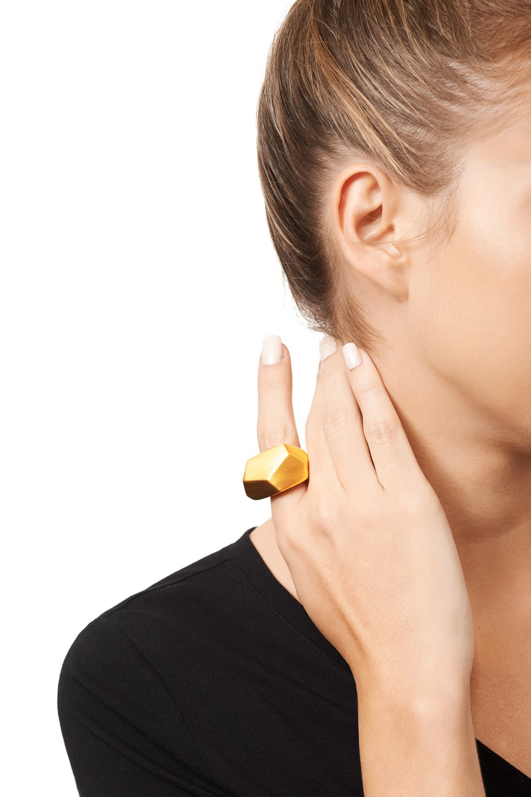 Gold Standard Ring by Kenneth Jay Lane 2