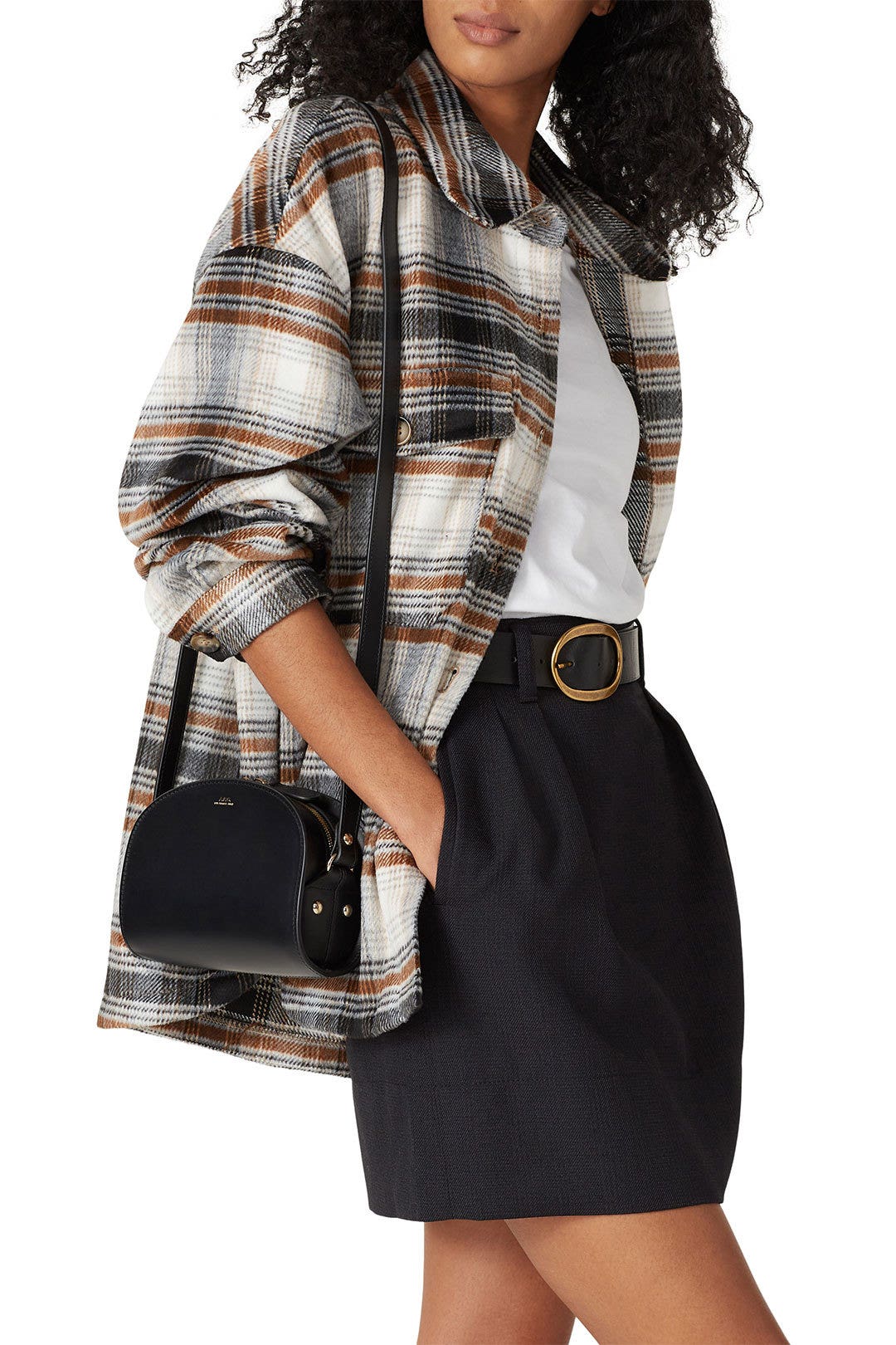 Black Demi Lune Mini Bag by A.P.C. Accessories 1