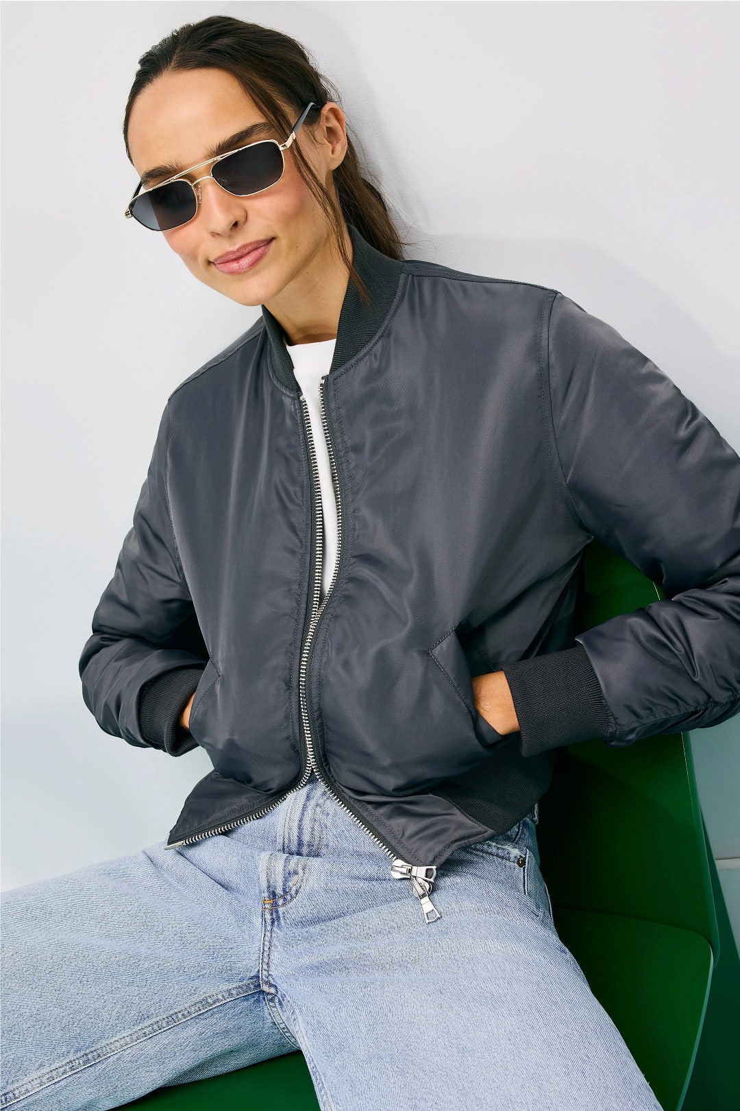 Le Mimi Gold Smoke Tint Sunglasses