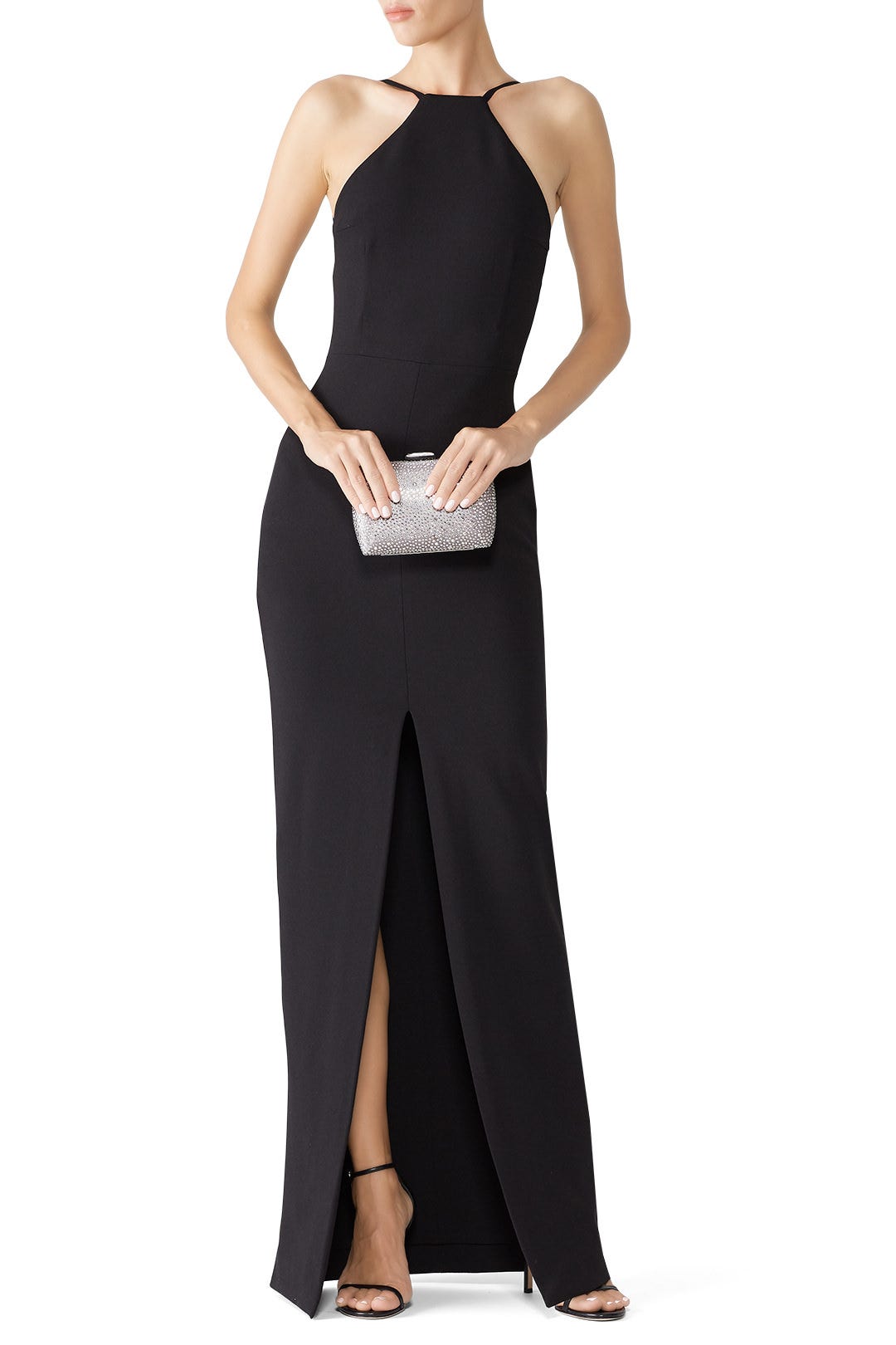 Pewter Beaded Box Clutch by Sondra Roberts 1