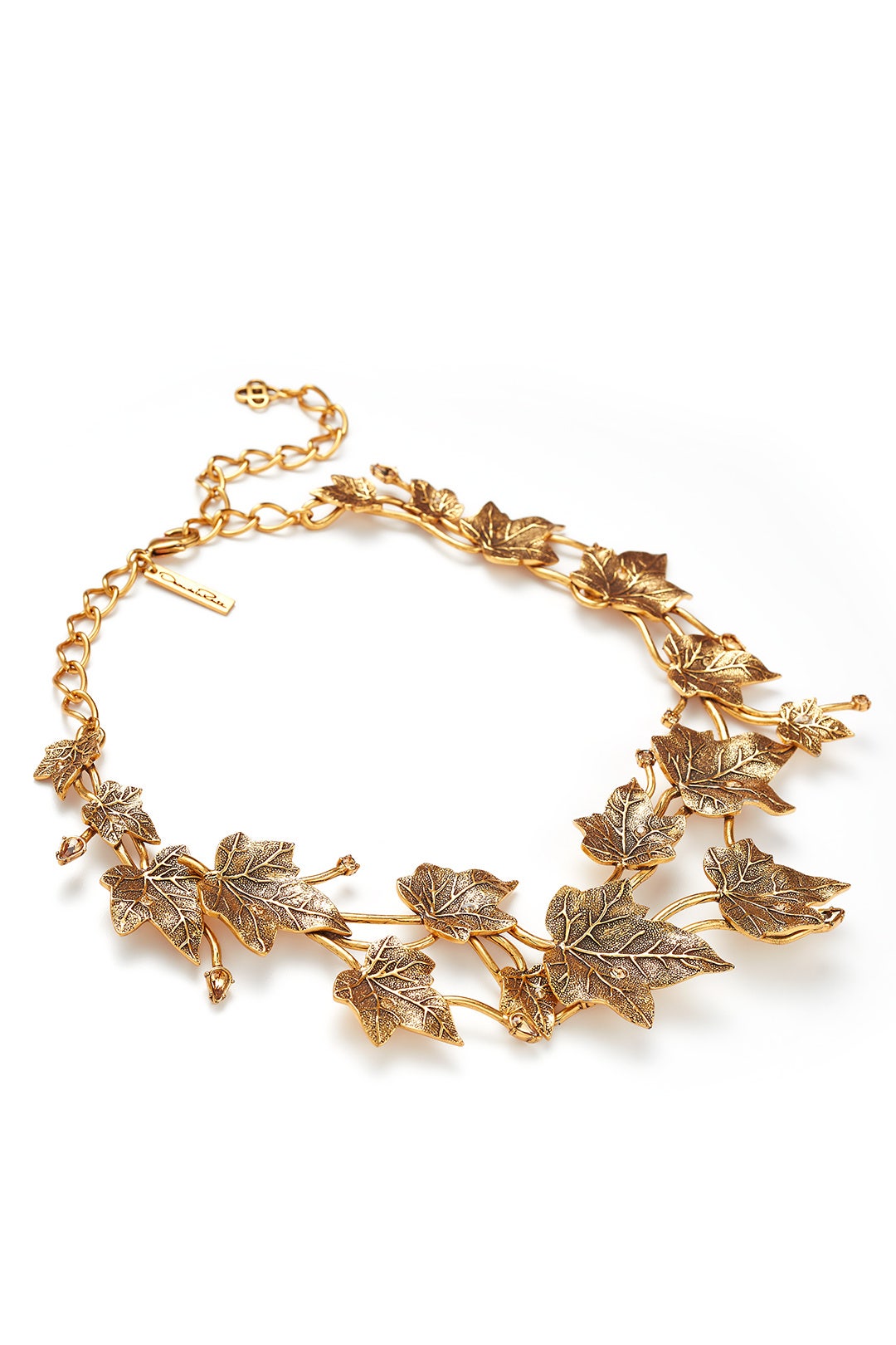 Russian Gold Ivy Necklace by Oscar de la Renta 1