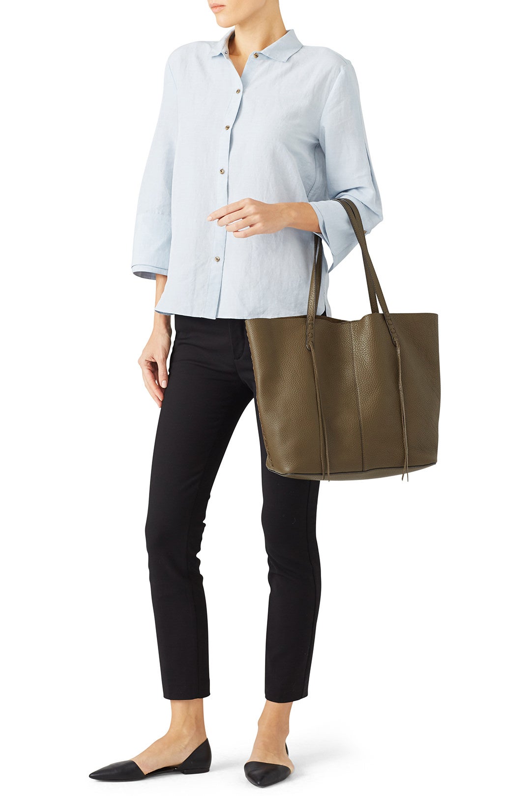 Moss Medium Unlined Tote by Rebecca Minkoff Accessories 2