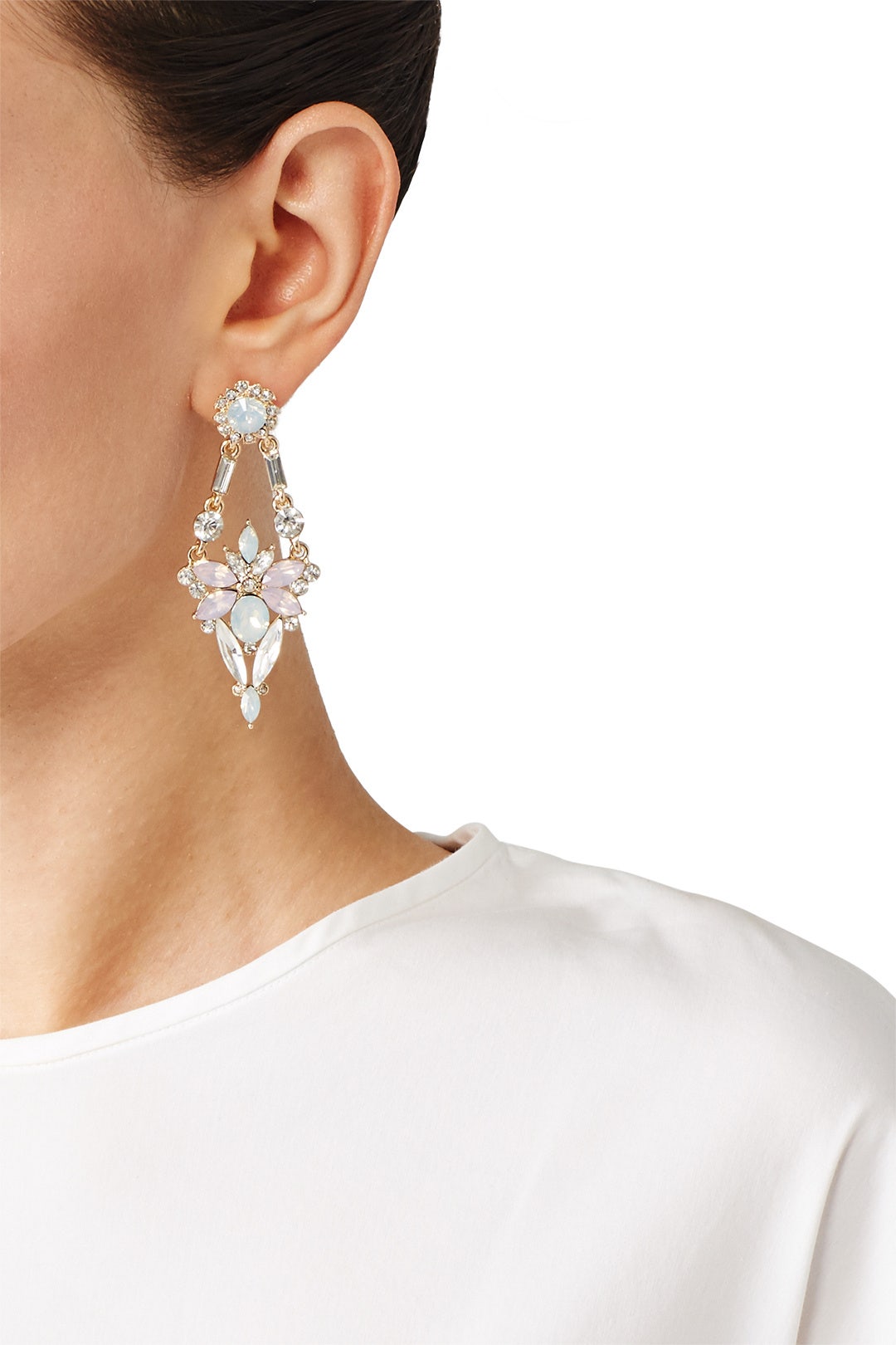 Blush Crystal Spark Earrings by RJ Graziano 2