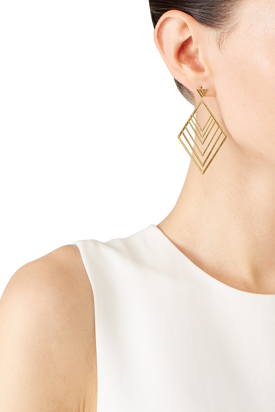 Liv Tiered Drop Earrings by Gorjana Accessories 0