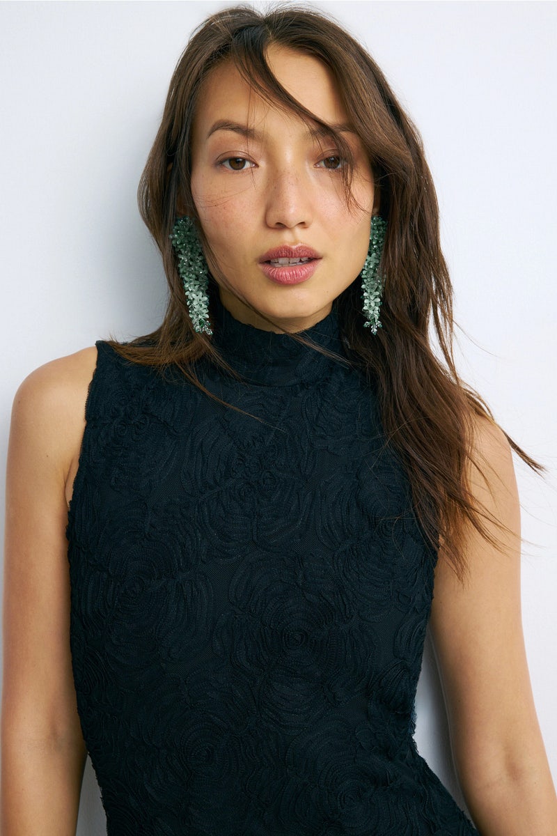 Cascading Flower Earrings by Oscar de la Renta - Photo 0
