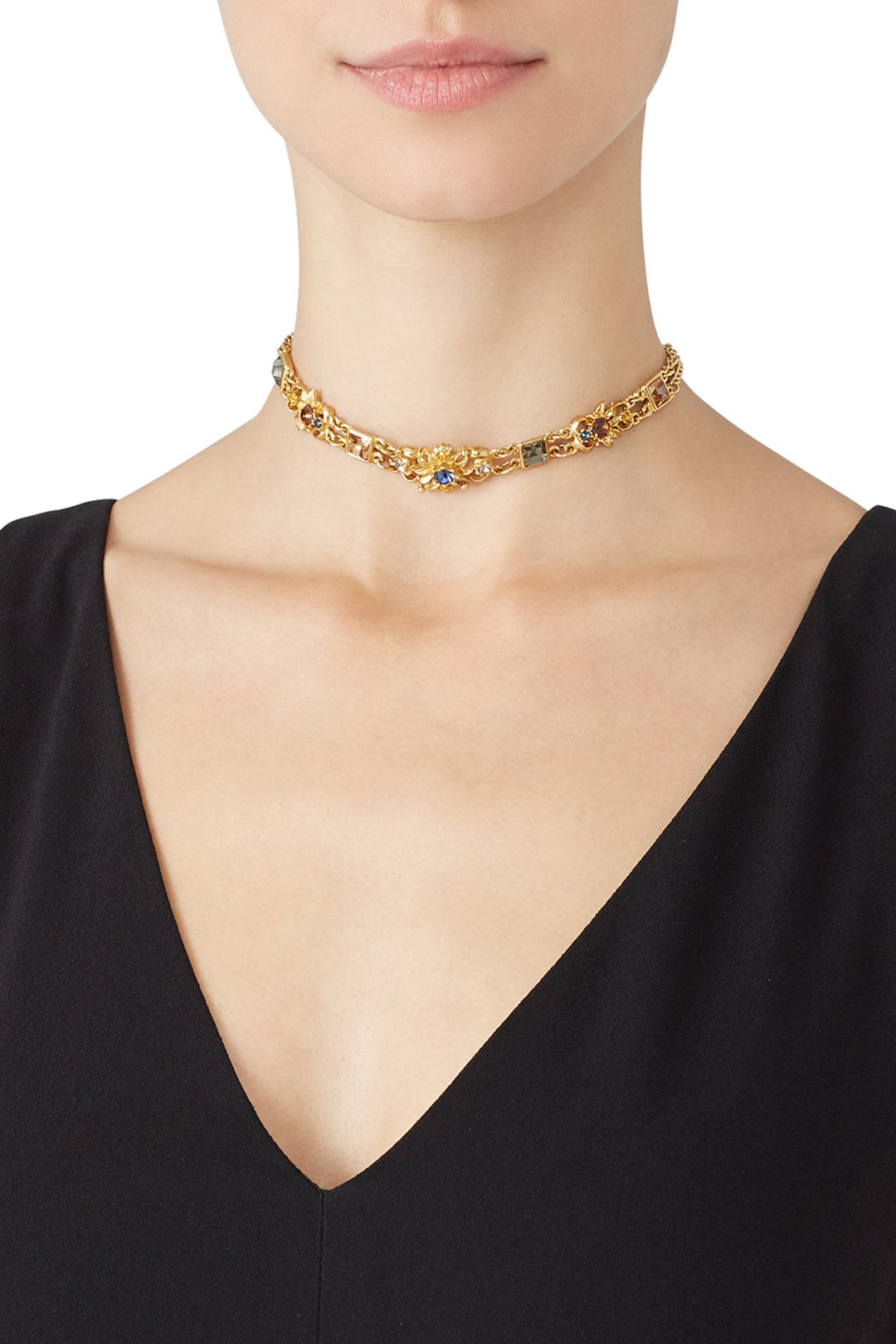 Multi Gem Choker by Ben-Amun 2