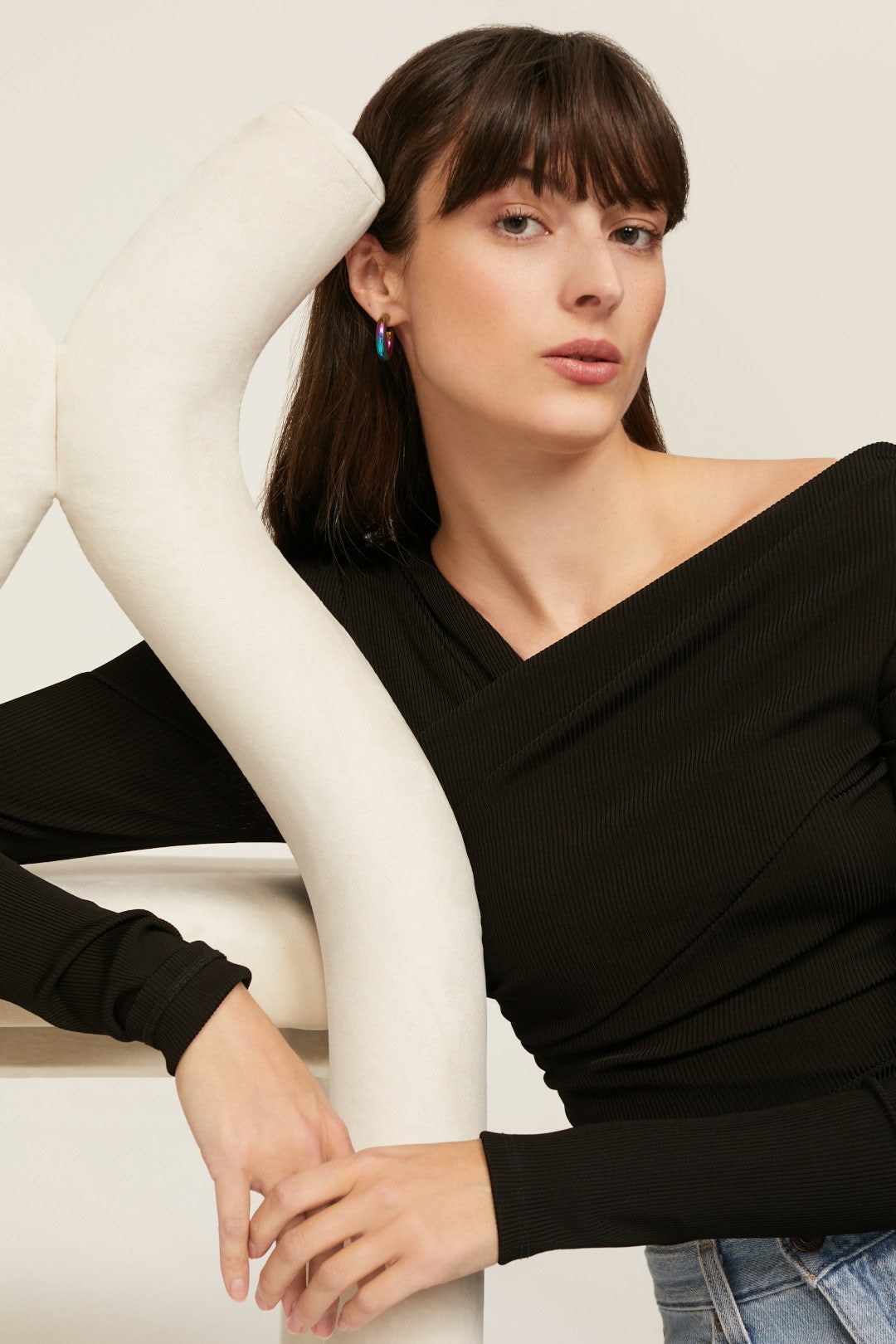 Rainbow Tube Hoops by Stephanie Gottlieb 0