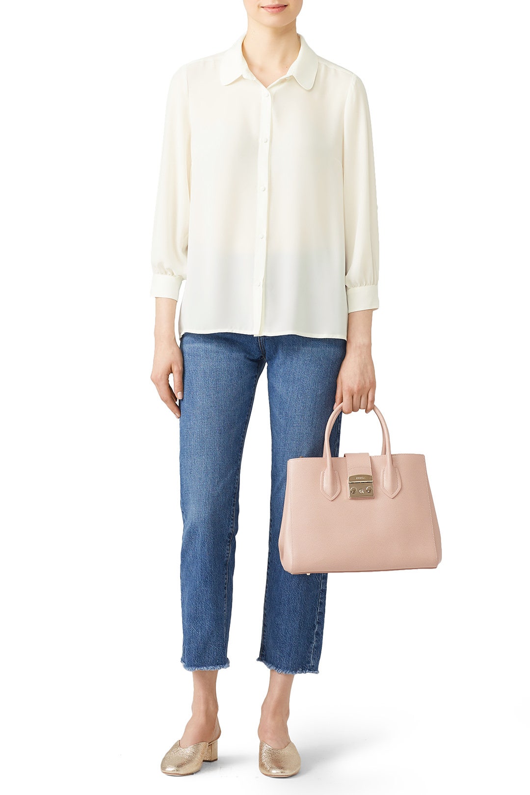 Moonstone Metropolis M Tote by Furla 1