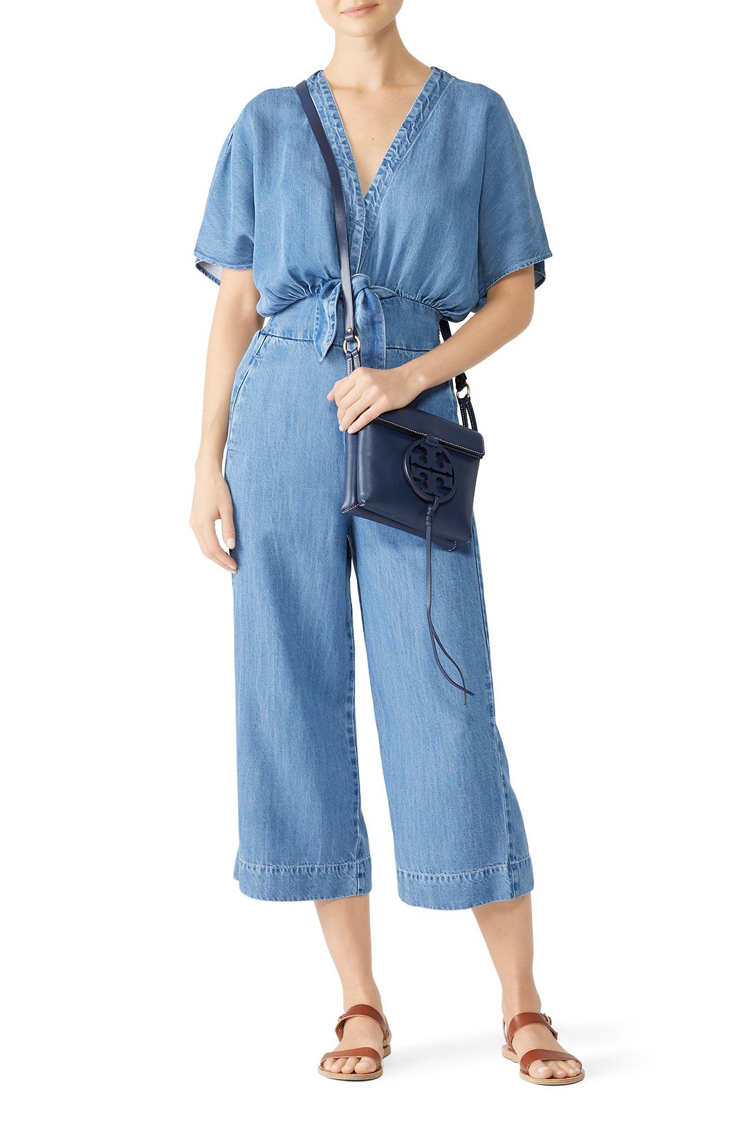 Navy Miller Crossbody by Tory Burch Accessories 1