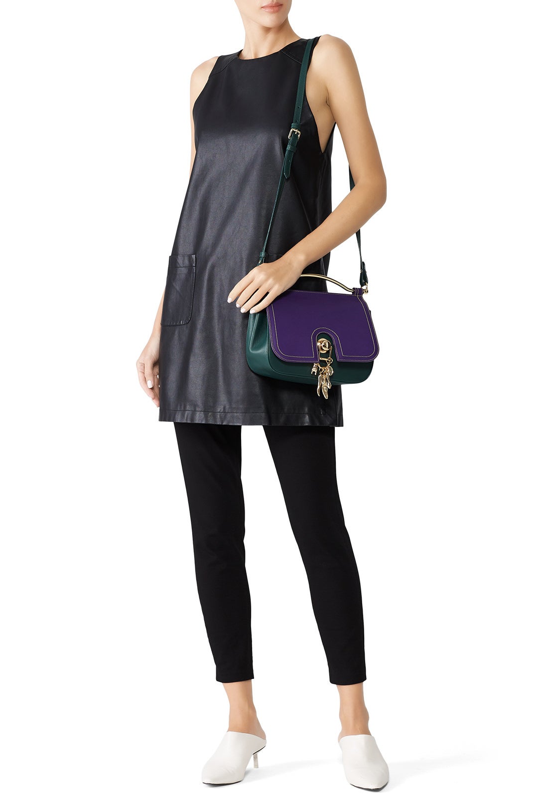 Purple Charm Bag by Carven Accessories 1