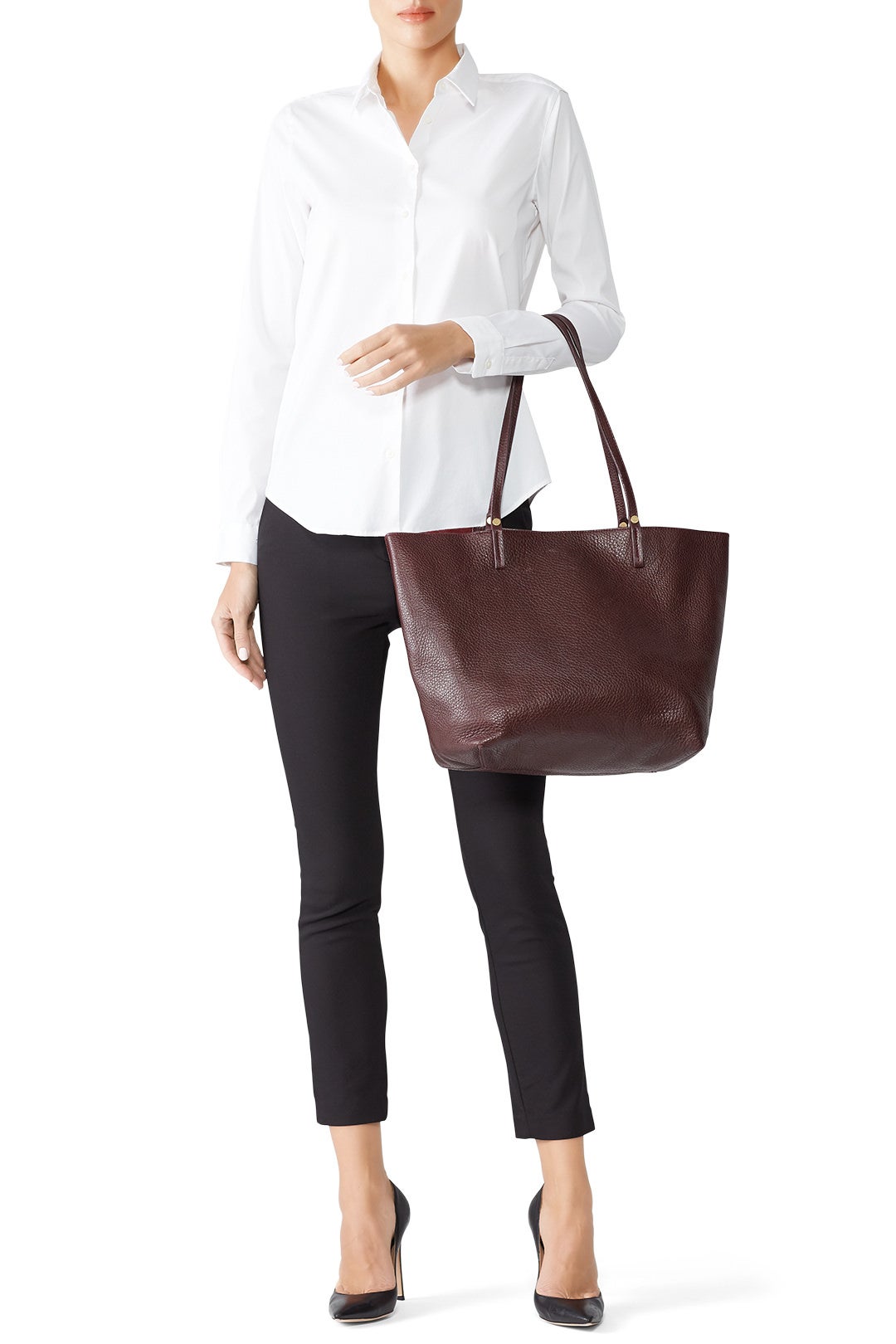 Oxblood Tori Tote by Gigi New York 1