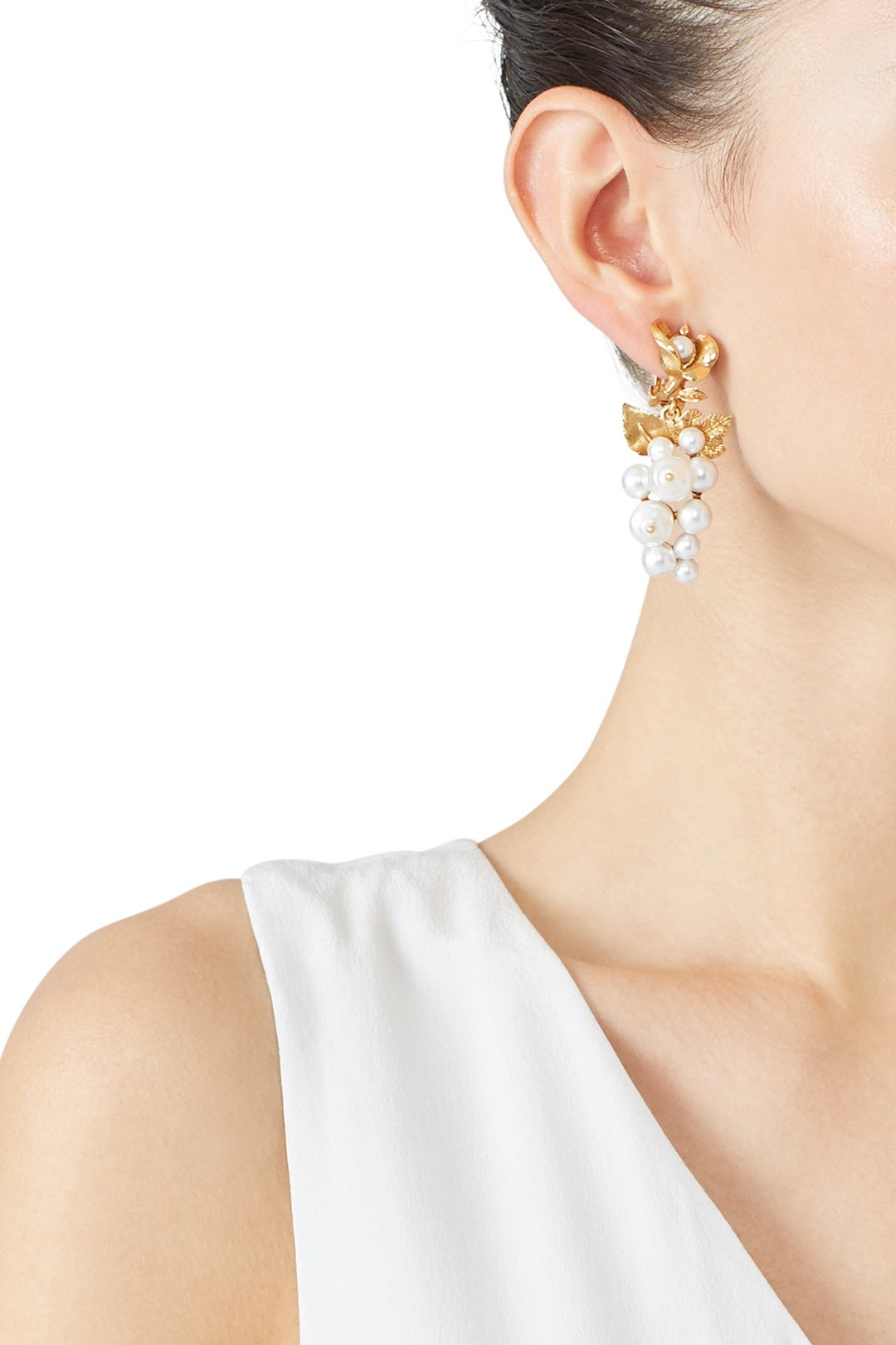 Baroque Pearl Earrings by Oscar de la Renta 0
