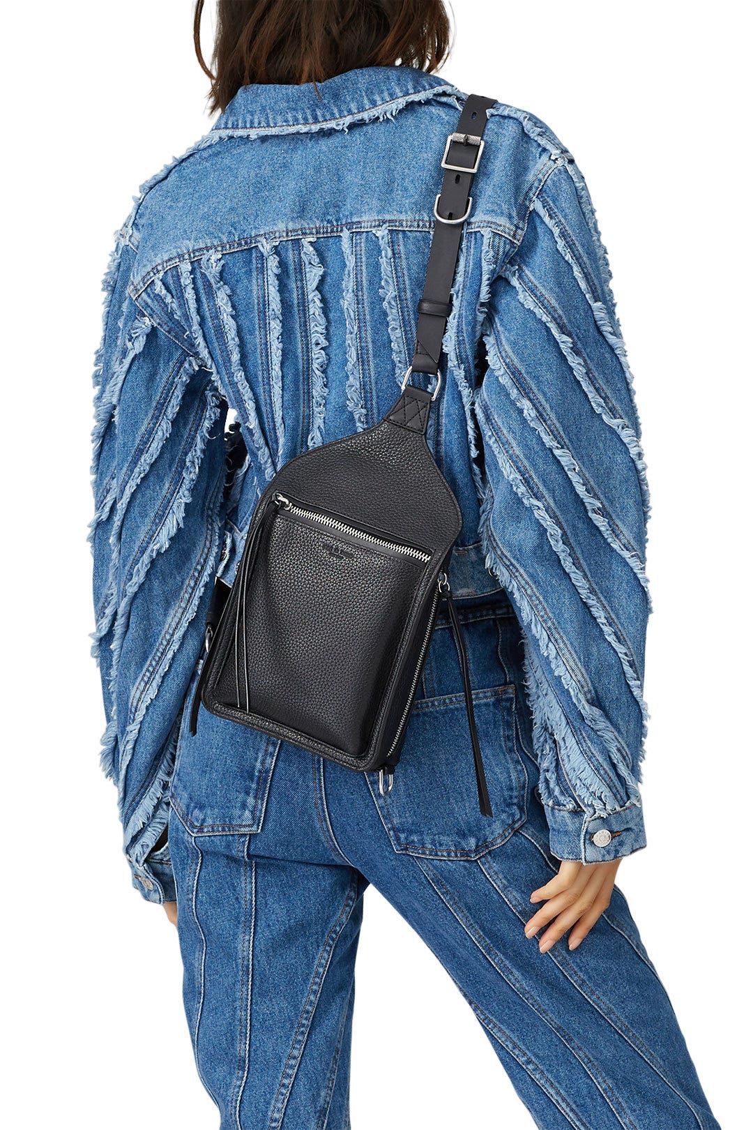 Black Elliot Sling Pack by rag & bone Accessories 1