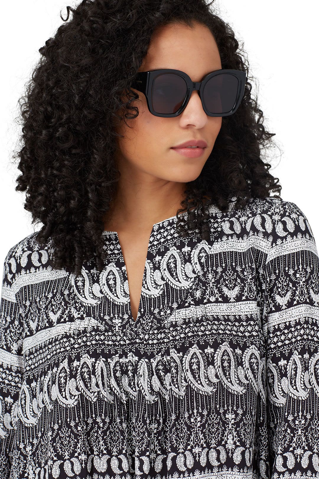 Black Checkmate Sunglasses by Karen Walker 2