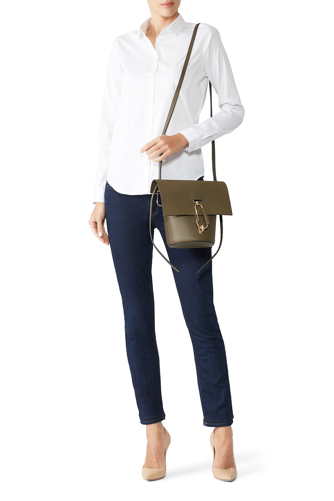 Gothic Olive Belay Crossbody by ZAC Zac Posen Handbags 1