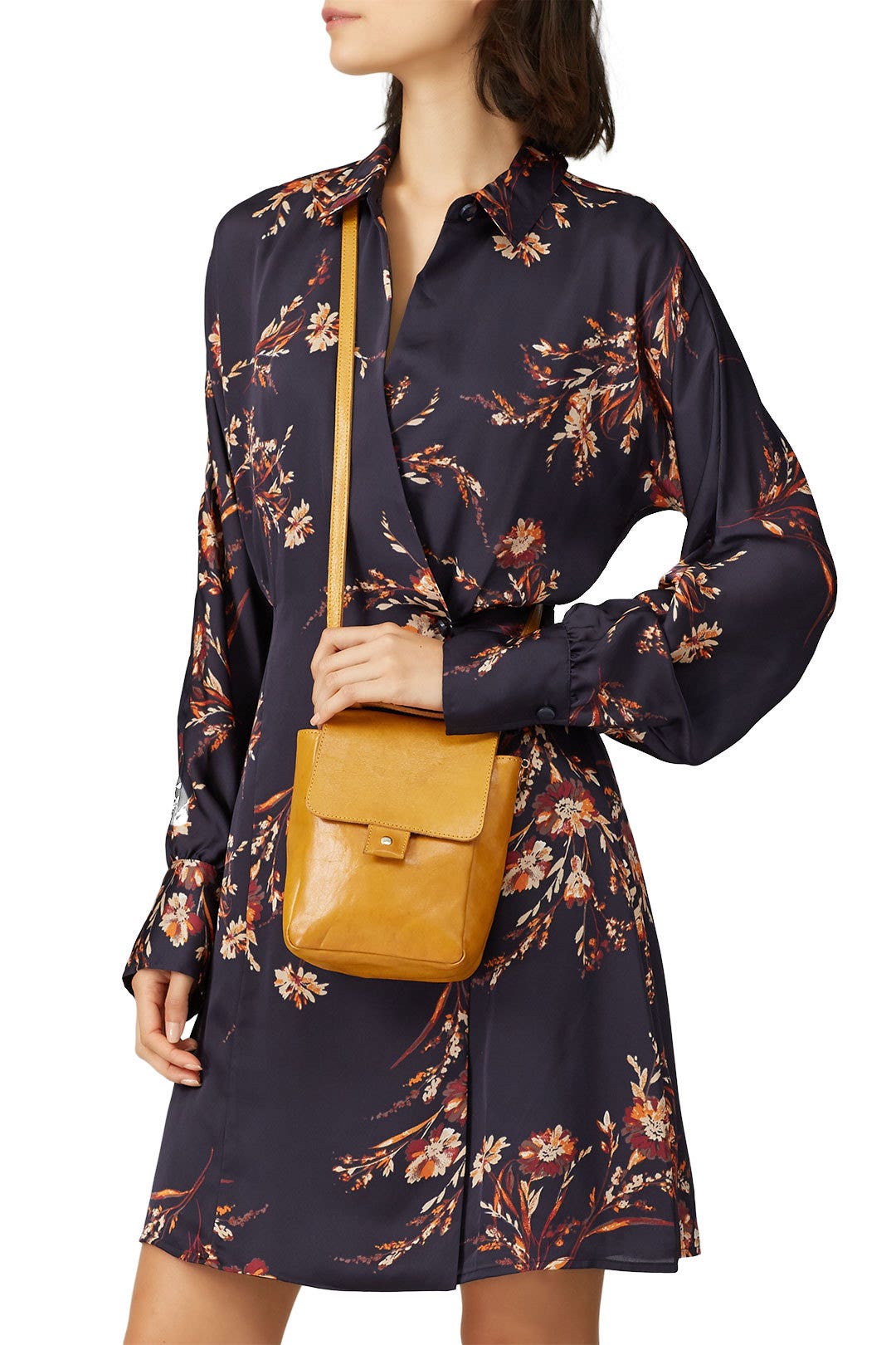 Rustic Yellow Pocket Bag by Clare V. 2