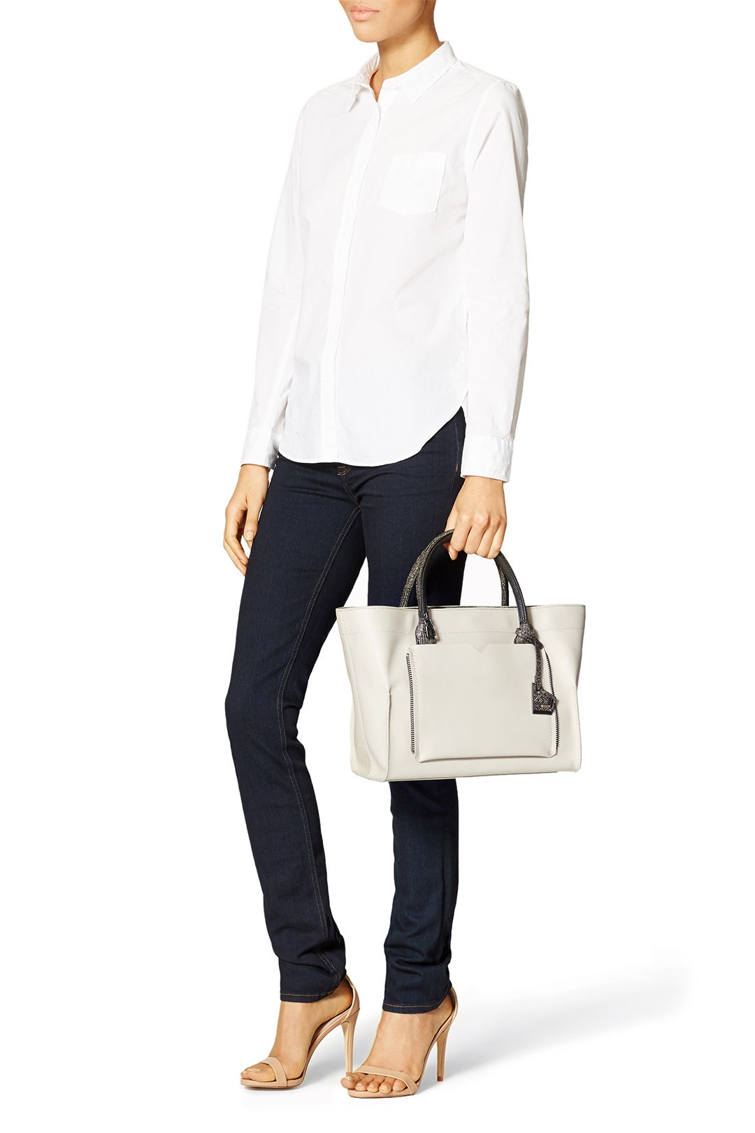 Gray Tribeca Satchel by Botkier 2
