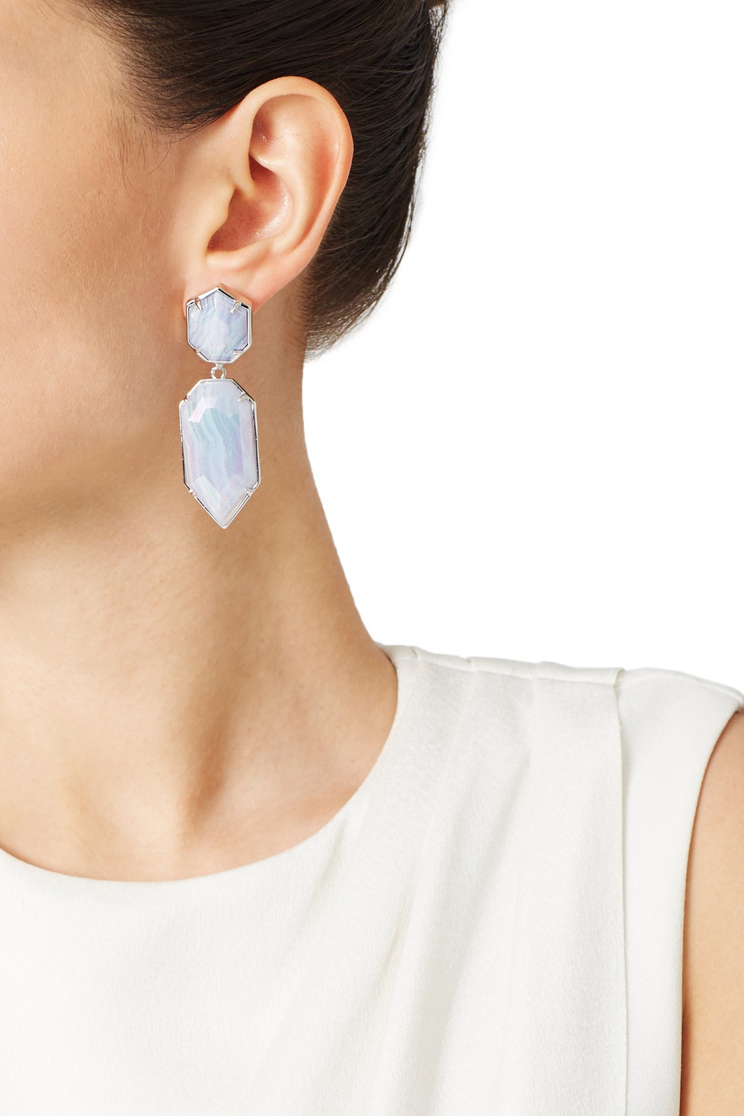 Lace Agate Perla Earrings by Kendra Scott 0