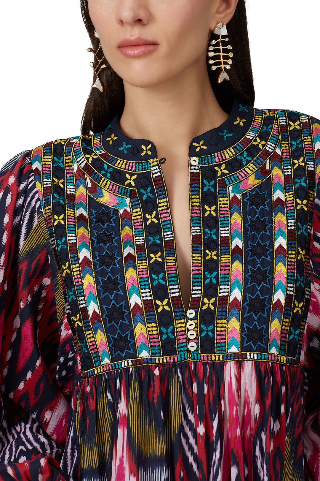 Small Poured Resin Fish Earrings by Tory Burch Accessories 0