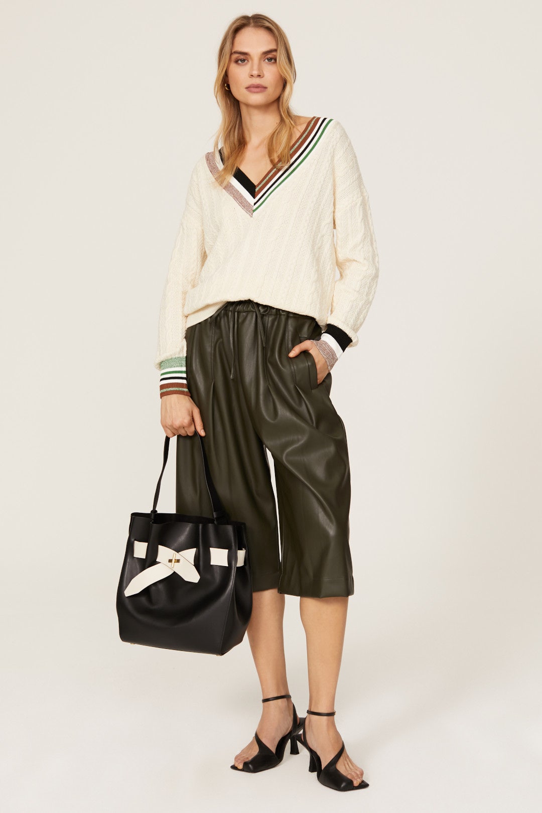 Brigette Belted Shopper by ZAC Zac Posen Handbags 1