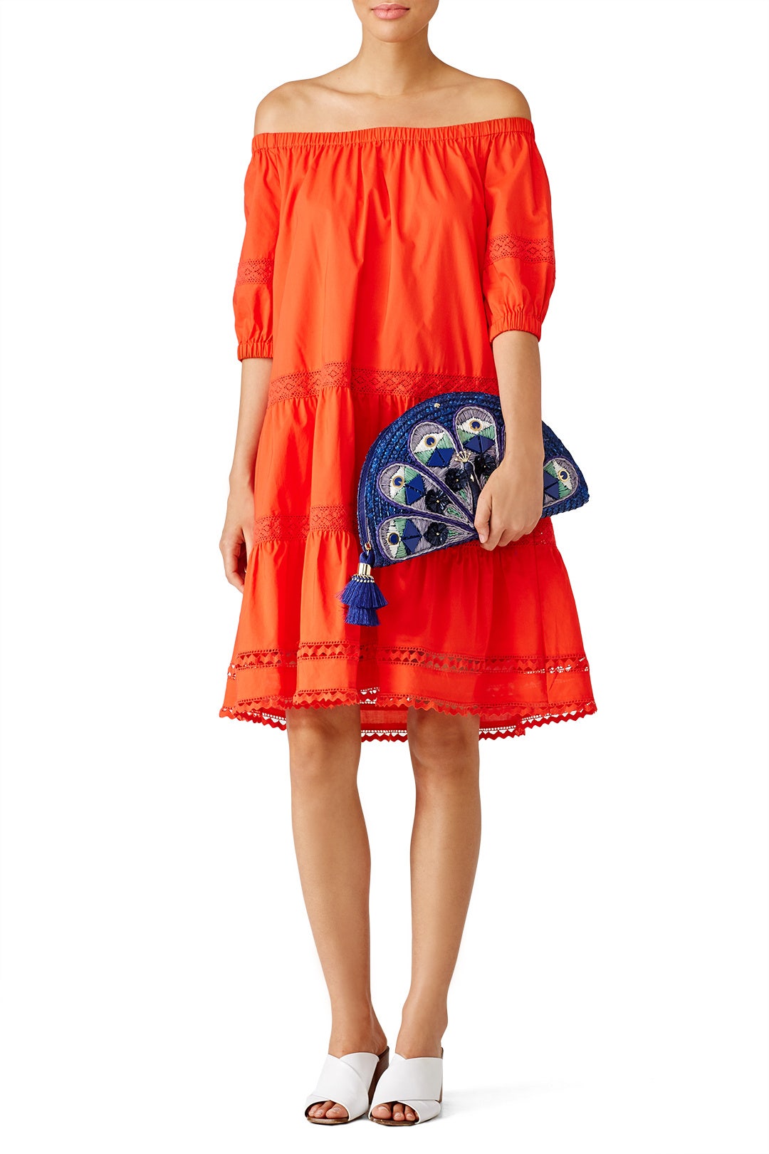 Straw Peacock Clutch by kate spade new york accessories 2