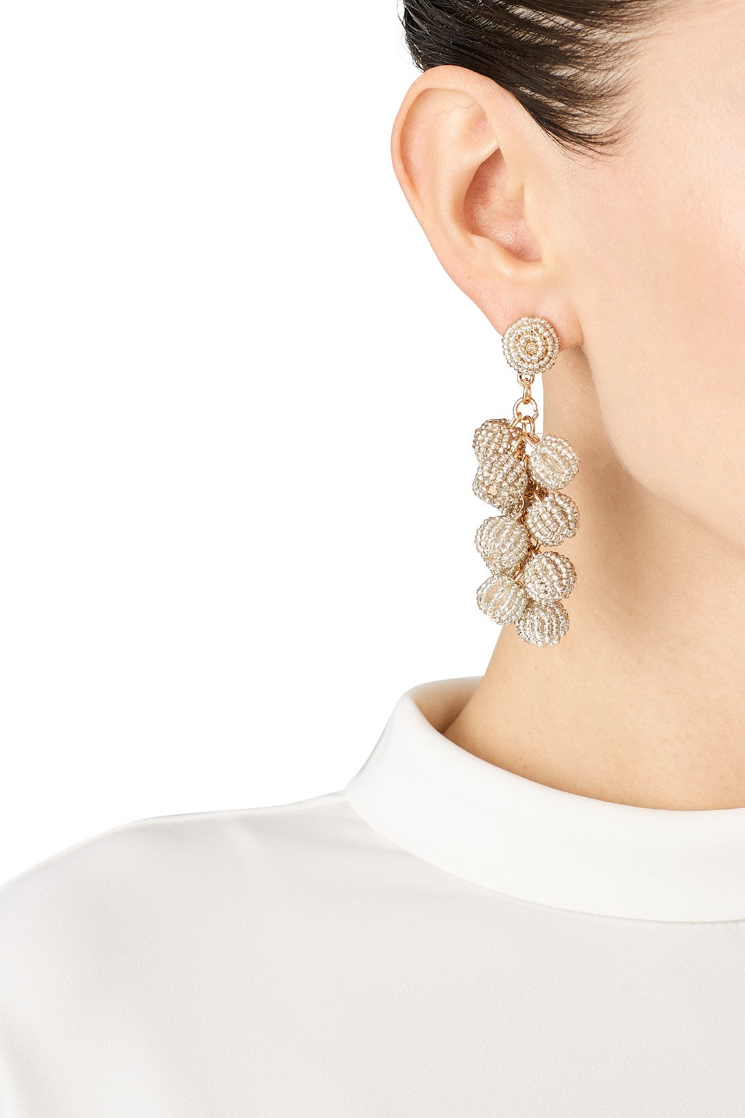 Beaded Ball Drop Earrings by Slate & Willow Accessories 0