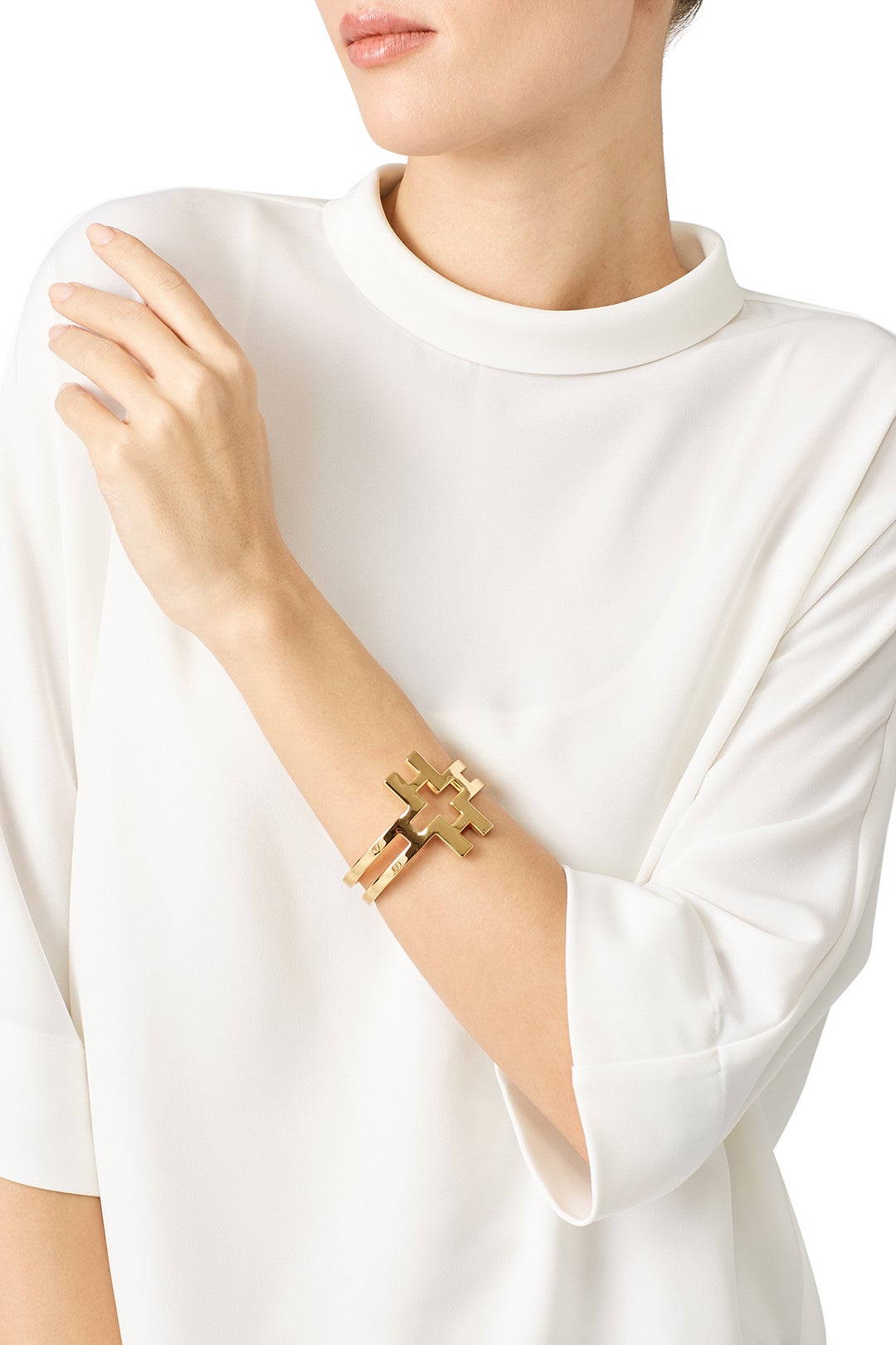 Chunky H Cuff by Tory Burch Accessories 1