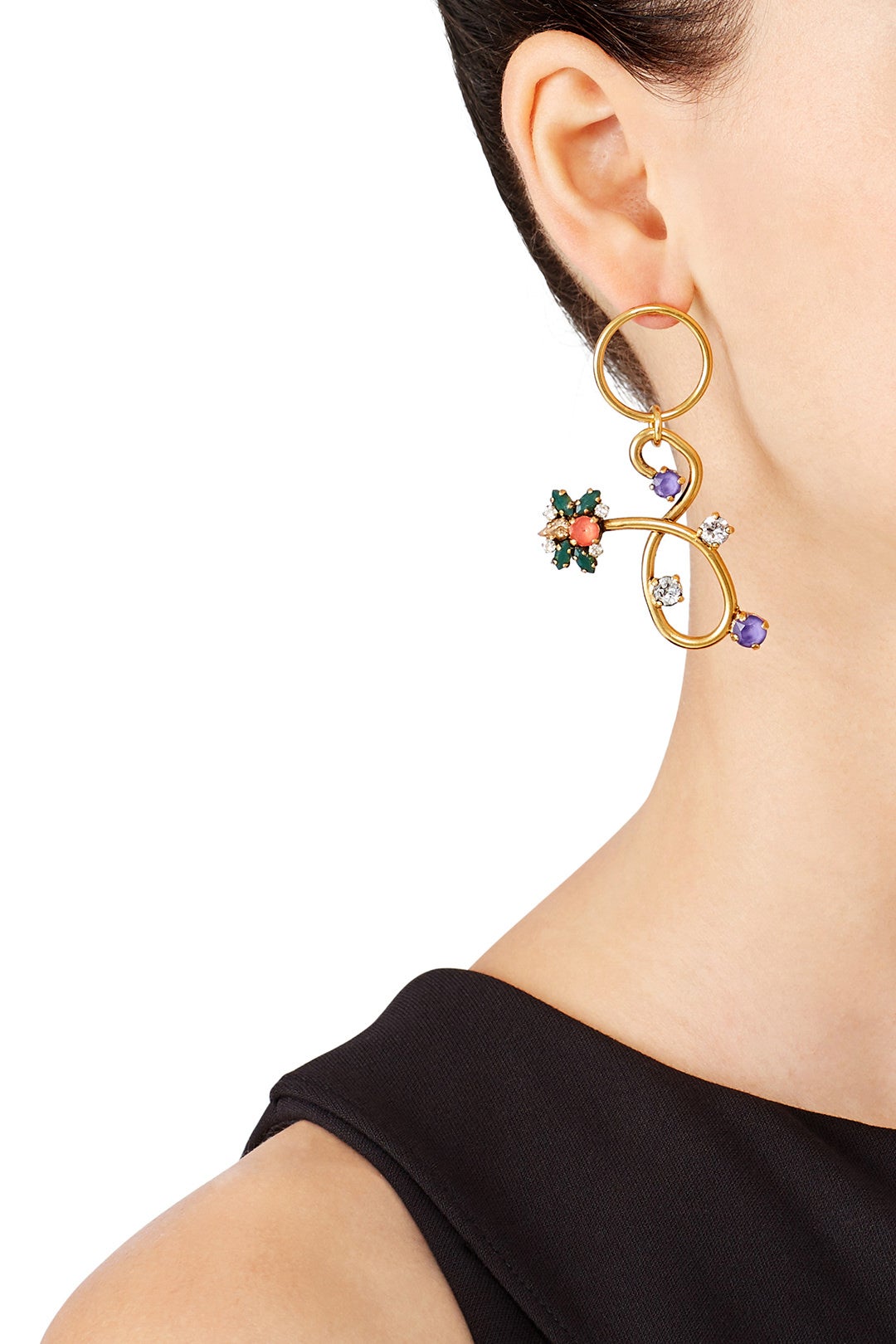 New Day Loop Earrings by Erickson Beamon 2