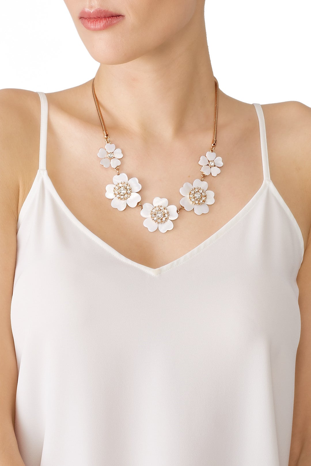 Daisy Statement Necklace by Slate & Willow Accessories 2