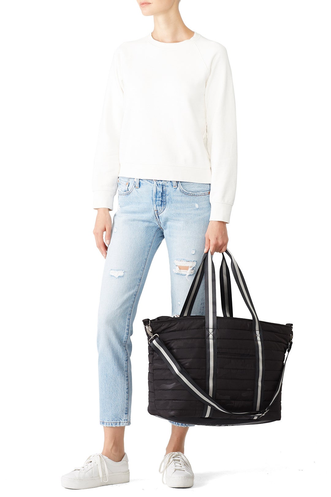 Black Camo Wingman Bag by Think Royln 1