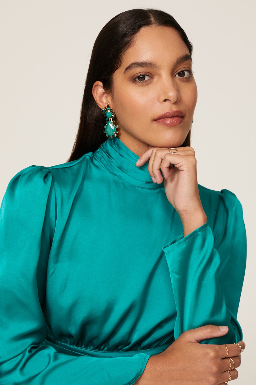 Lennon Drop Earrings by Elizabeth Cole 2