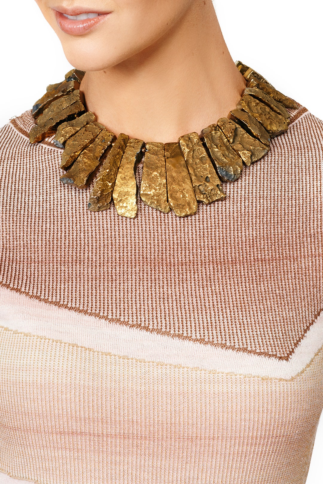 Gold Denari Necklace by Kenneth Jay Lane 2
