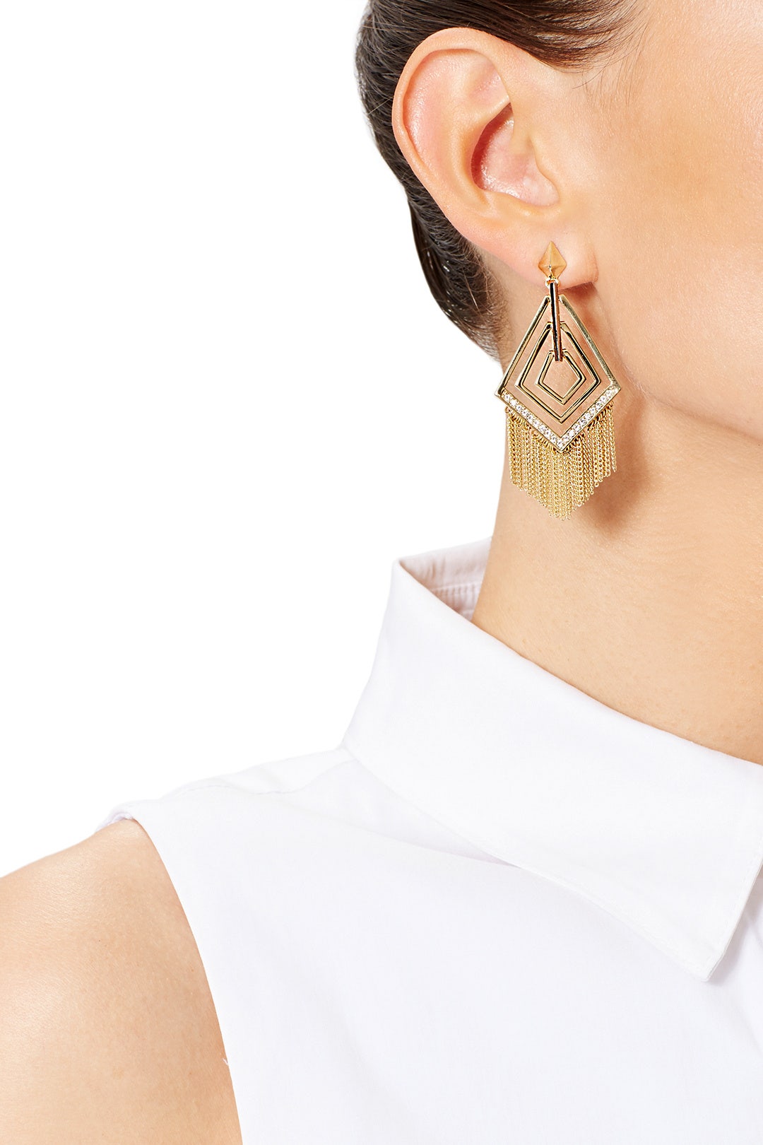 Cubist Fringe Earrings by Sarah Magid 2