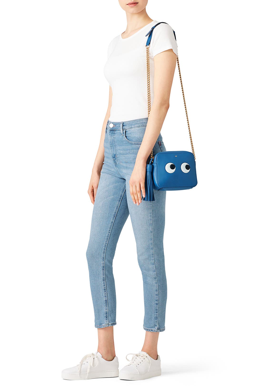 Blueberry Circus Eyes Crossbody by Anya Hindmarch | Rent the Runway