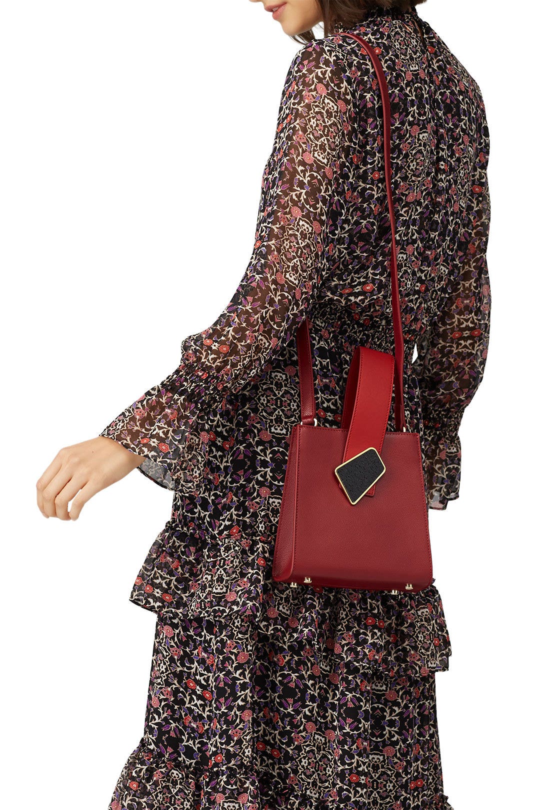 Geo Red Pronto Purse by Lizzie Fortunato 1