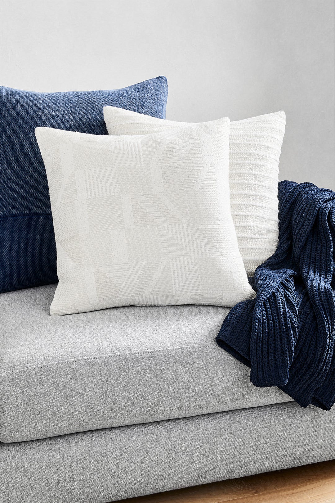 Cotton Canvas Living Room Bundle by West Elm 1