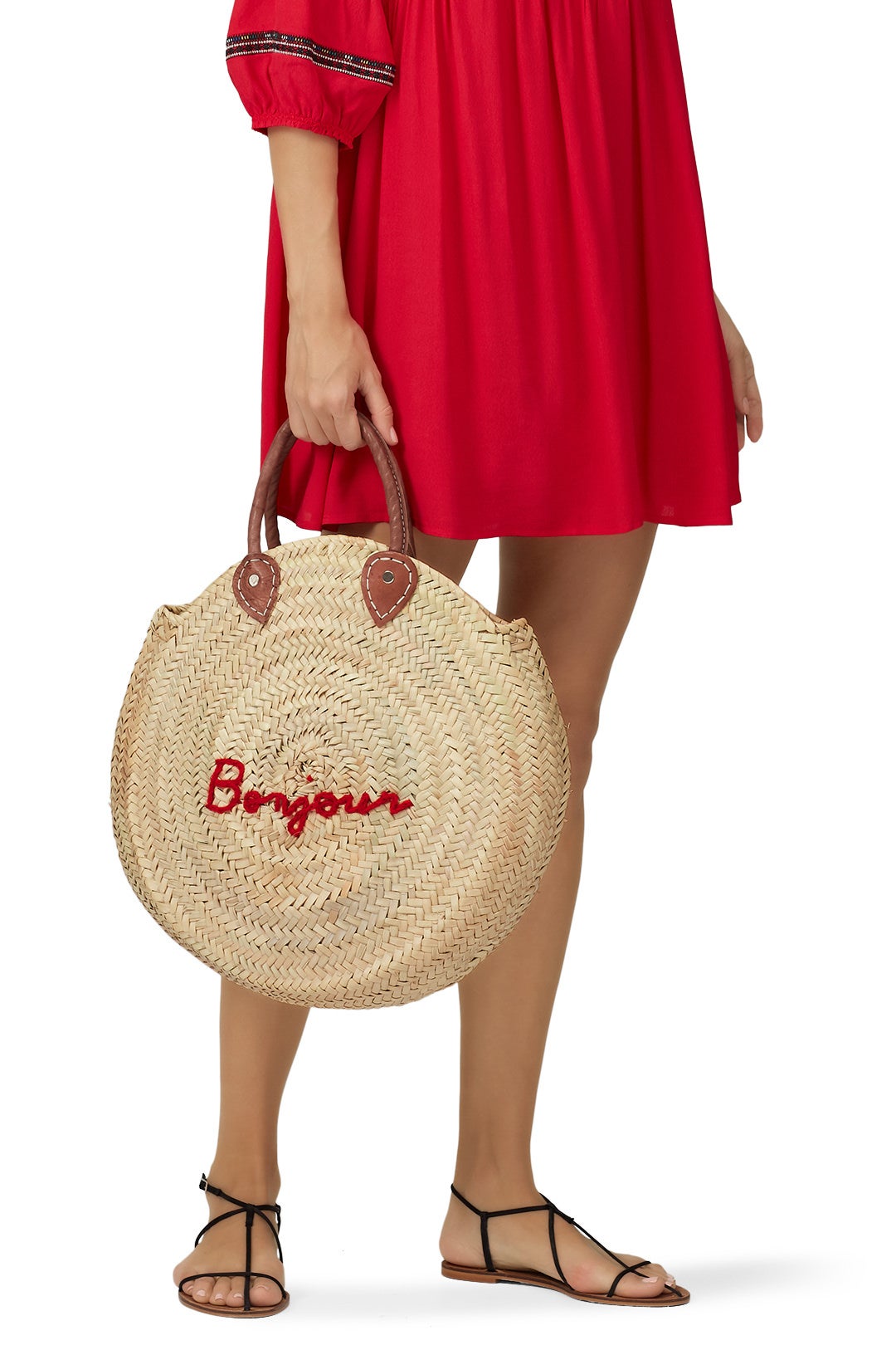 Le Cercle Straw Bag by Poolside 1