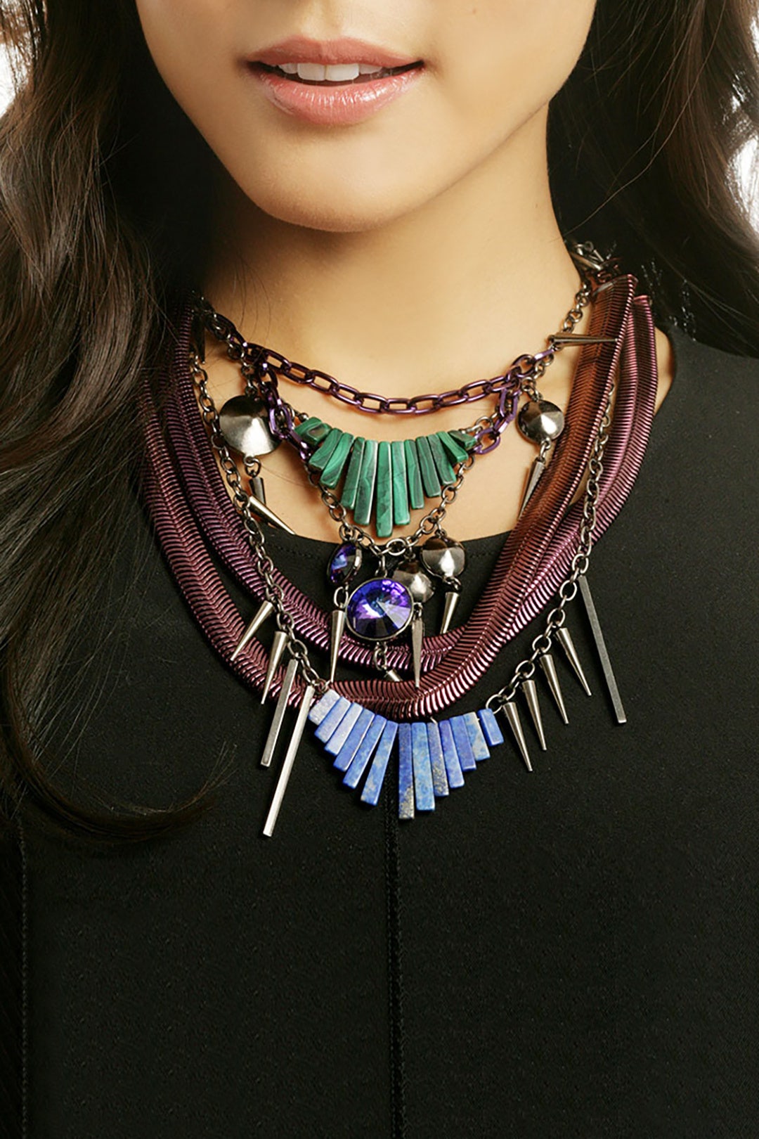 Tangled Up in Purple Necklace by Gemma Redux 0