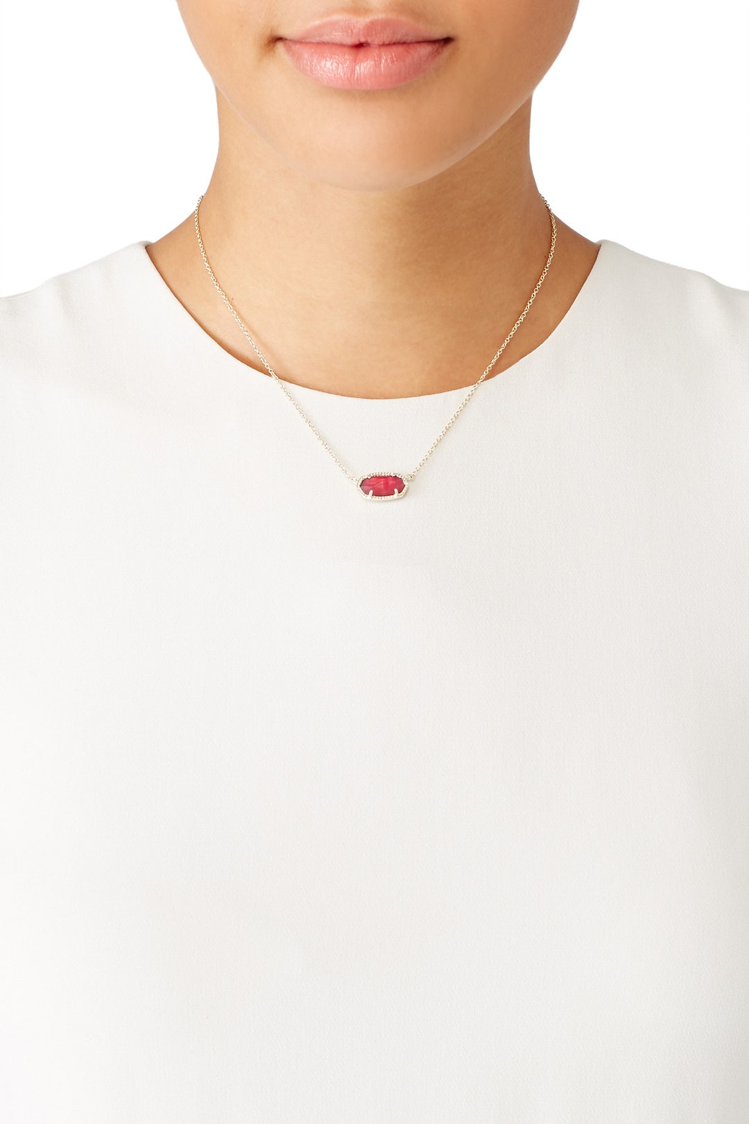 Burgundy Illusion Elisa Necklace by Kendra Scott 0