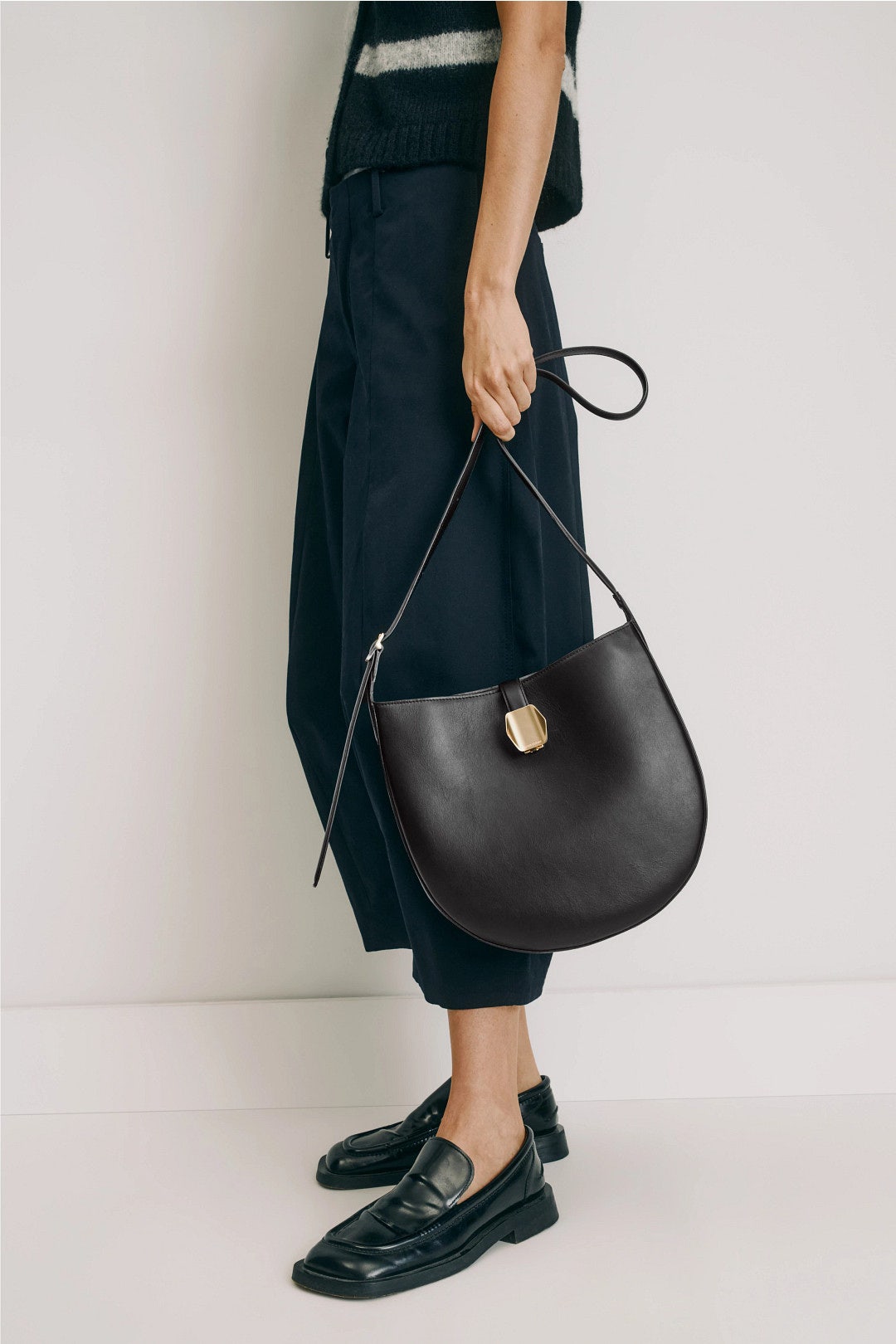 Black Hobo Bag by Officine Générale Accessories 1