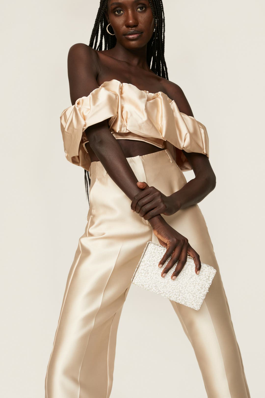 Stone Encrusted Clutch by Sondra Roberts | Rent the Runway
