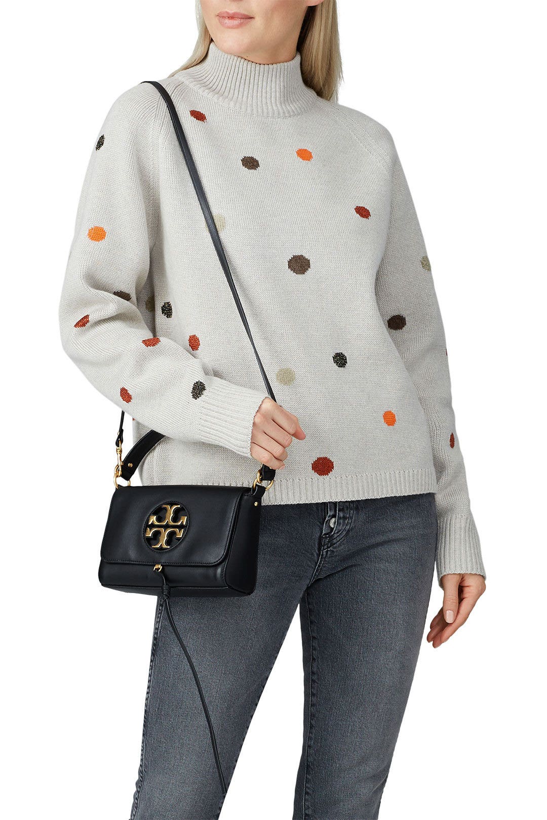 Black Miller Metal Mini Shoulder Bag by Tory Burch Accessories