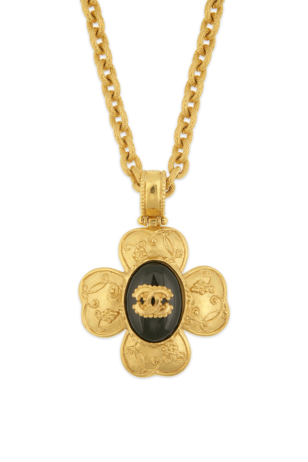 Vintage Chanel 96 Vine Motif Necklace by WGACA Vintage 0