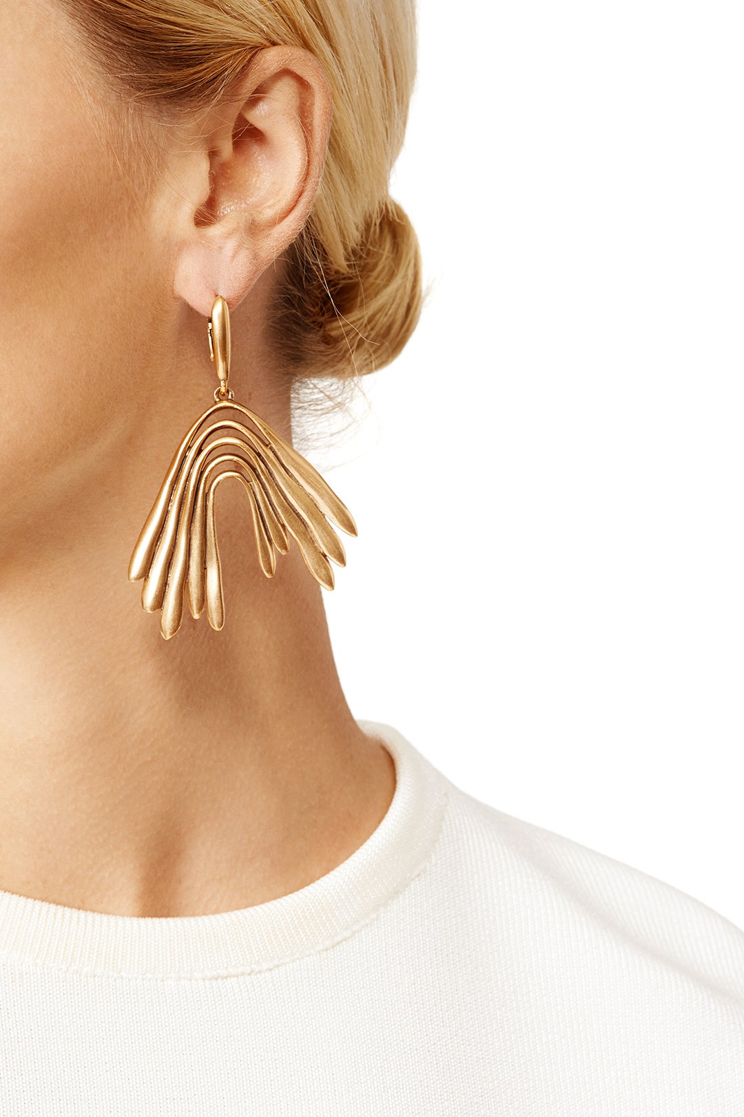 Russian Curve Earrings by Oscar de la Renta 2