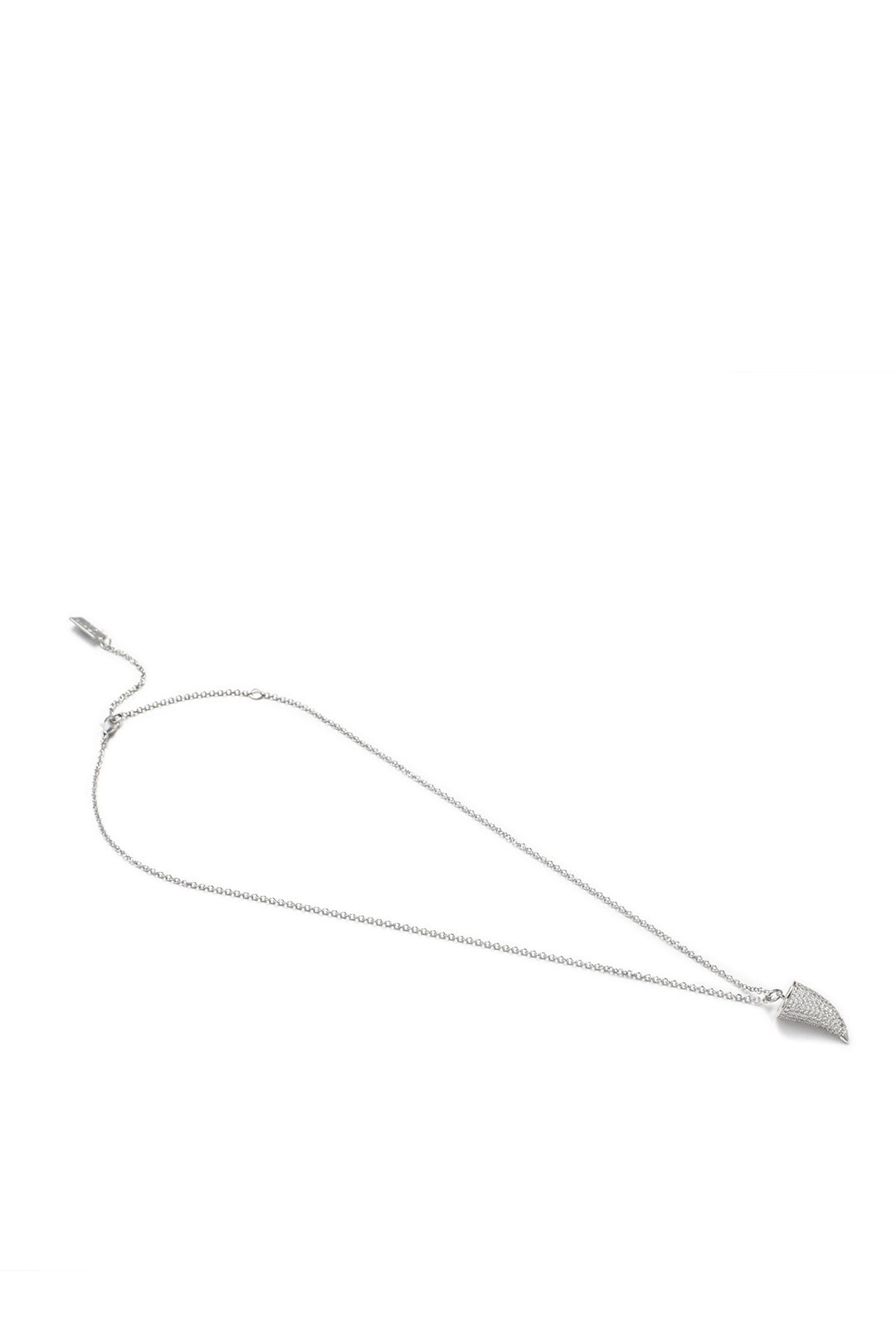 Silver Mini Tusk Necklace by Melanie Auld 1