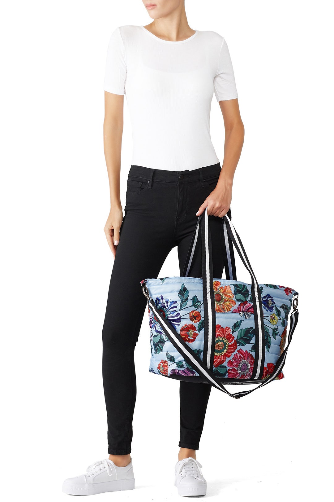 Floral Wingman Bag by Think Royln 1