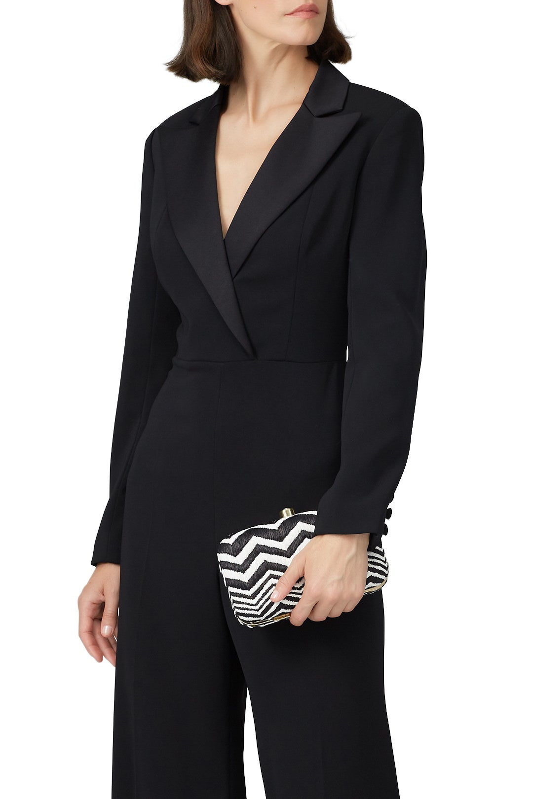 Chevron Box Clutch by Area Stars 2