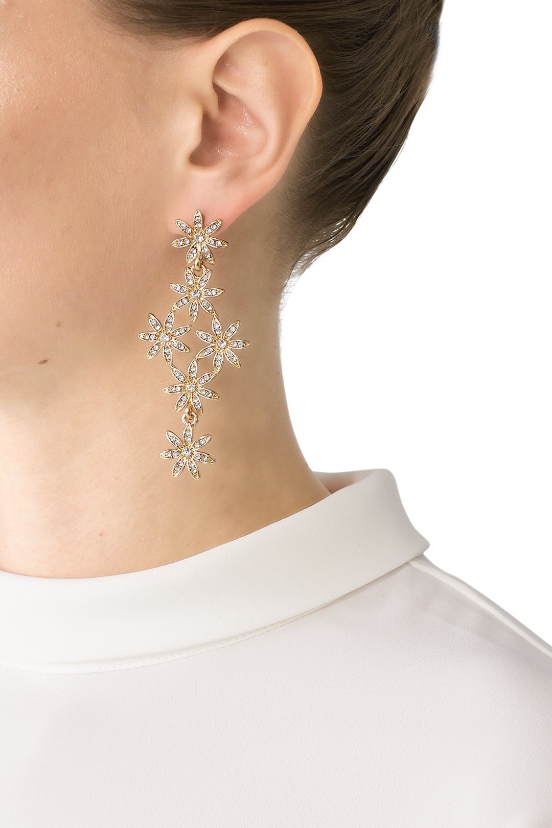 Daisy Crystal Earrings by Slate & Willow Accessories 2